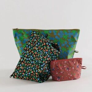 BAGGU Go Pouch Set Attic Florals